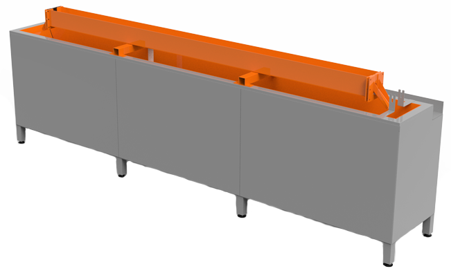 Ванна водяного охолодження арматури