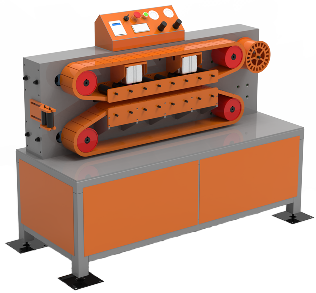 Протягувальний пристрій стрічкового типу